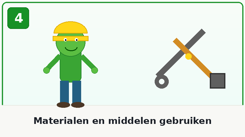 Module 4: Materialen en middelen gebruiken