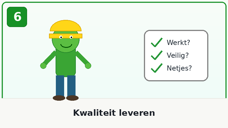 Module 6: Kwaliteit leveren