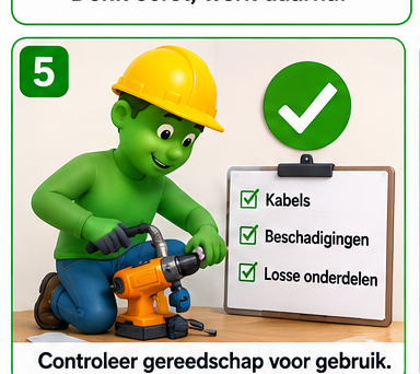 Blok 5 – Gereedschap controleren