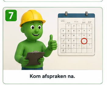 Illustratie blok 7: Duidelijk communiceren