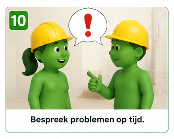 Illustratie blok 10: Respect voor collega’s