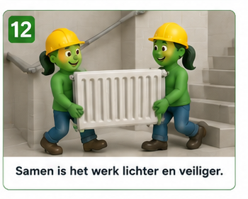 Illustratie blok 12: Samenwerken zorgt voor veiligheid