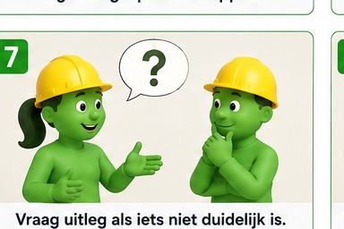 Illustratie blok 7: Werk volgens de afgesproken volgorde