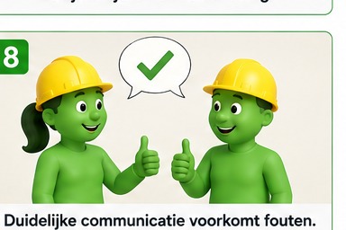 Illustratie blok 8: Technische tekeningen zijn instructies
