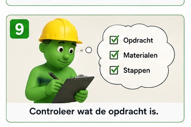 Illustratie blok 9: Veiligheidsinstructies