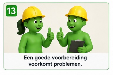 Illustratie blok 13: Veelgemaakte fout
