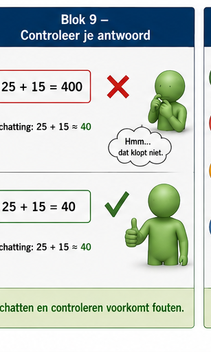 Blok 9 – Controleer je antwoord